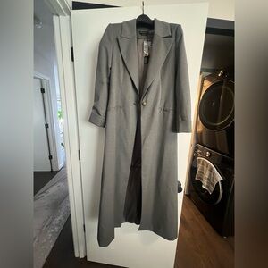 Alice + Olivia Gray Trench Coat